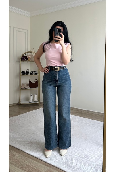 YELZEY BUTİK Premium High Waist Jeans