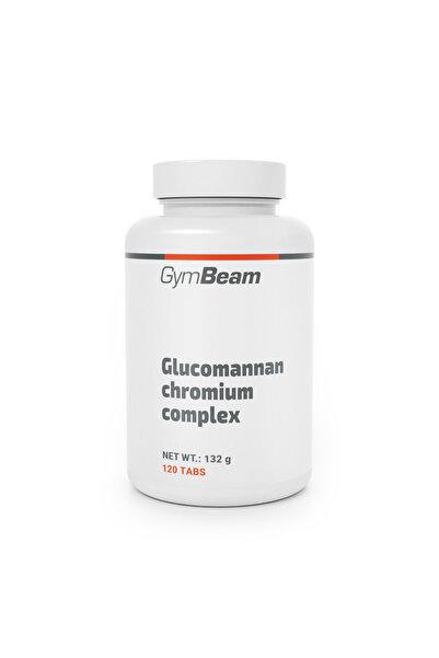 GymBeam Complex de glucomanan și crom, 120 comprimate