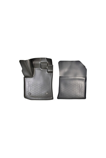UNIDEC Rubber mats for the front tray compatible with Dacia Dokker 2012-2021