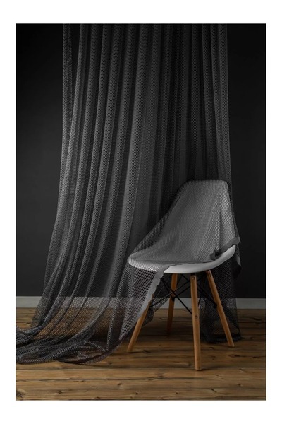 Belvedere Decorative Mesh 1X3 Frequent Pleated Tulle Curtain