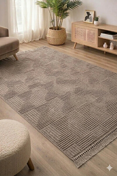 MUK's Sisal ve Kadife Halılar 4m² ve 6m² Kaymaz Taban