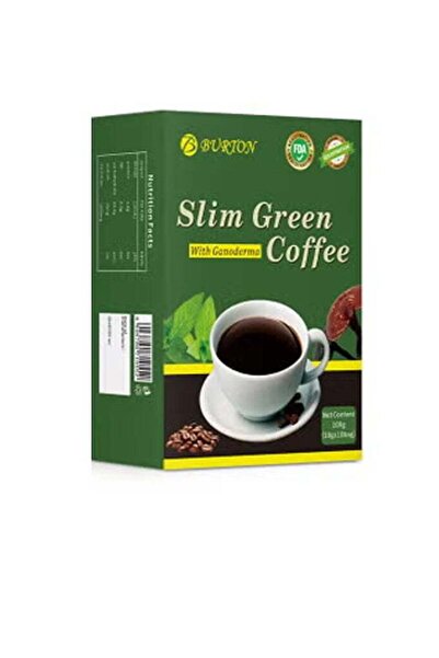 BURTON Slim Green Coffee, With Ganoderma, Lucidum Coffee, Natural Weight Loss...