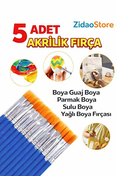 Emrah Gültekin مجموعة من أكريليك فرشاة طلاء مائية وزيتية متوافقة مع فرشاة الرسم