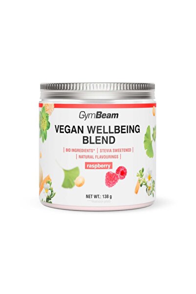 GymBeam Vegan Wellbeing Blend, 138 g, raspberry