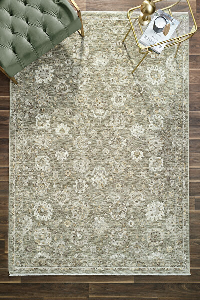 venucci home & living Frezia Floral Bambu Polyester Oturma Odası Salon Mutfak...