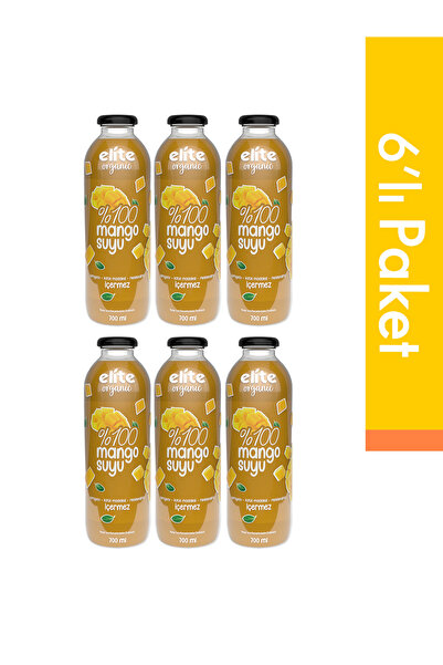 Elite Naturel 6'lı %100 Mango Suyu 700 Ml