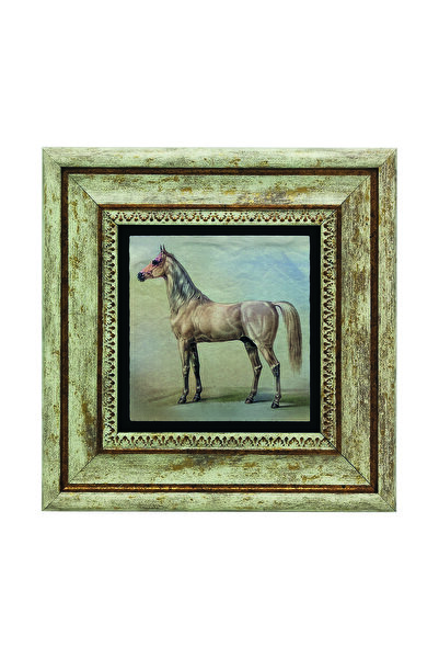 Sadrazam Horse Drawing Printed Natural Stone Painting 20X201G-At1