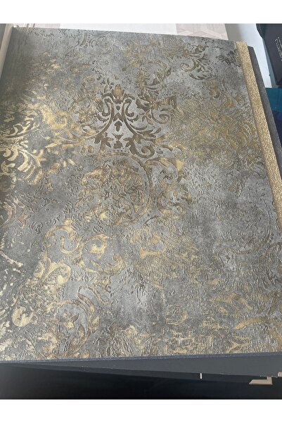 borella Duvar Kağıdı Gold Damask Desenli 16M2