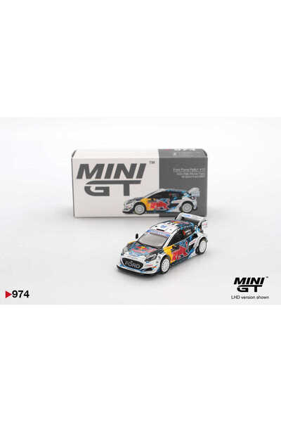 HOT WHEELS Mini GT Ford Puma Rally1 M-Sport WRT 2024 Monte Carlo #13 1:64 Die...
