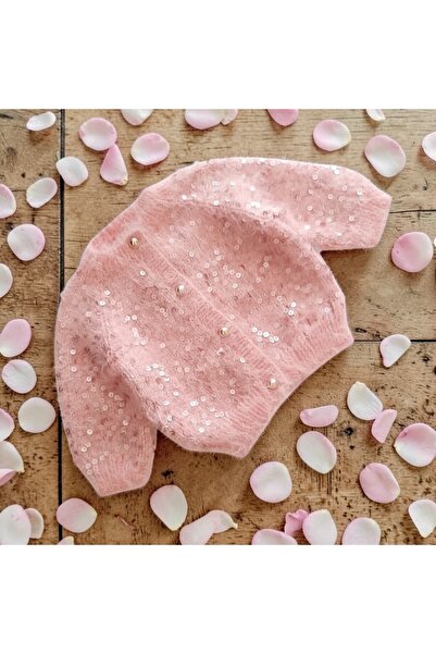 Barzey crafts Pullu model bebek / çocuk hırkası