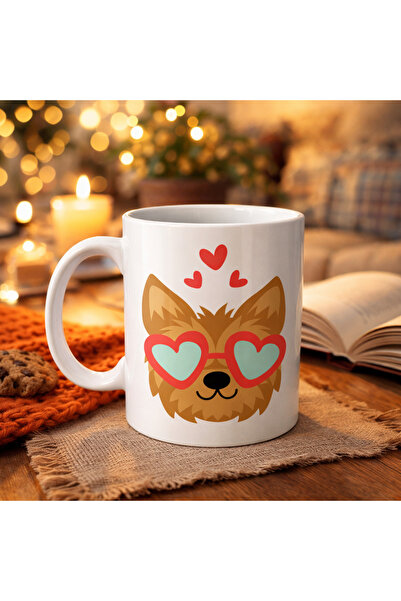 CT STONES Cute Yorkshire Terrier Design Porcelain Mug Model 49 – Dog Pattern ...