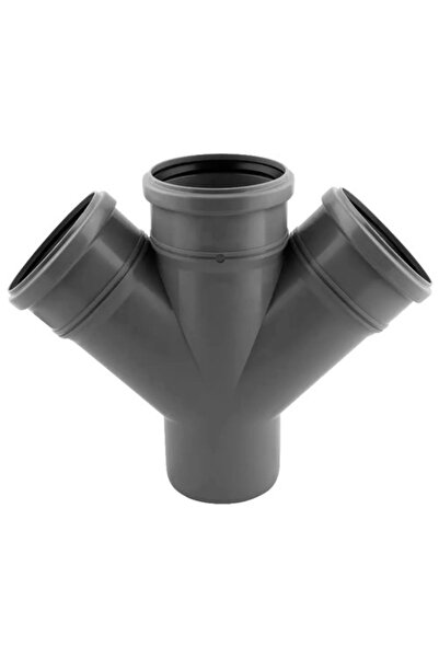 regata Racord pentru două persoane PP HTDA 110x110x110 mm 45° pentru drenaj i...