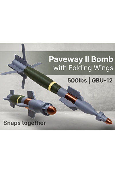 Titrek Toys Paveway II Lazer Güdümlü Bomba Hareketli - Paveway II Guided Bomb...