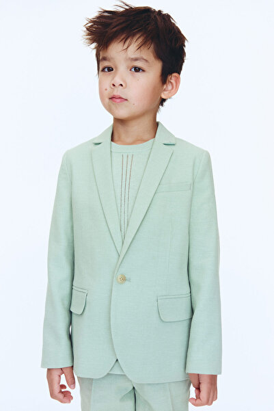 H&M Önü Tek Sıra Düğmeli Ceket