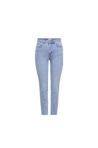 ONLY Onlemıly Hw Str Ankle Embroidery Dnm Mae Women's Jean Pants 15364486 Lig...