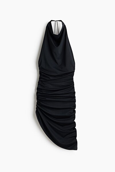 H&M Boyundan Bağlı Ekstra Uzun Üst