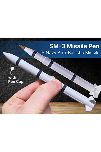 Titrek Toys Sm-3 Anti-Ballistic Missile Design Pen - Missile Pen Us Navy Sm-3...