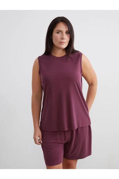 LC Waikiki Crew Neck Modal Blend Women's Athlete Top (W5)