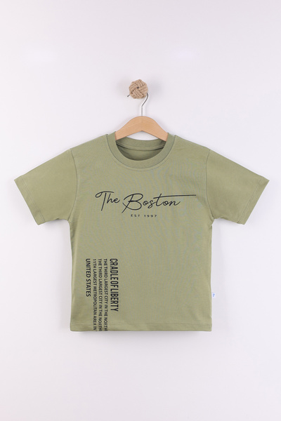 Entel Children's 100% Cotton Premium Boston Printed T-Shirt