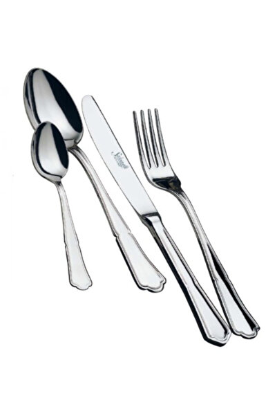 Salvinelli Set of 24 Sire Panoramic cutlery, Stainless steel 3.5 mm thick,