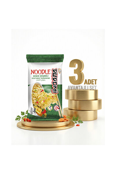 DUDOMİ Sebze Çeşnili Noodle 3x70 Gr
