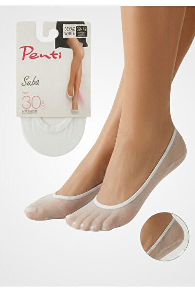Penti White Nylon Suba Insoles, 30 DEN