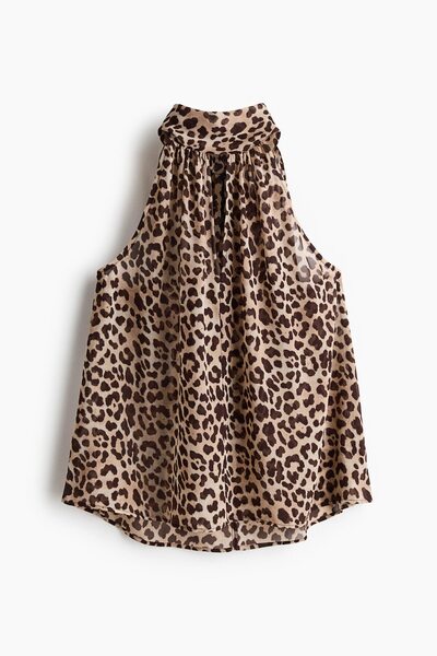 H&M Şal Yakalı Şifon Üst