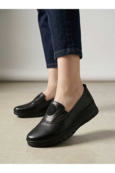 Wanetti Kadın Anne Günlük Yürüyüş Ortopedik Taban Rahat Konforlu Bağcıksız Ta...