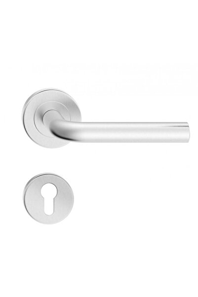 THG Λαβές πόρτας από ανοξείδωτο ατσάλι LIU (DOMINO) με ροζέτα κλειδαριάς