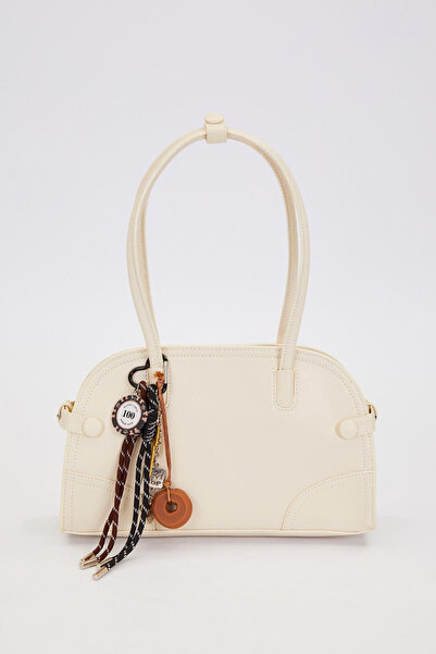 Lale Butik ليفيدور تشارم ديتيلتري سترايبد بريميوم حقيبة 930300 كريم