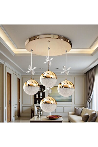 OSC HOME AYDINLATMA TASARIM KUMANDALI LED AVİZE 3 AYRI RENK YANMA ÖZELLİĞİNE ...