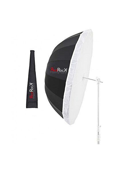 Redrock 105CM DEEP UMBRELLA SILVER with Diffuser