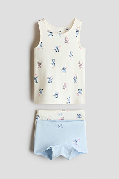 H&M 3 Parçalı Pamuklu Set