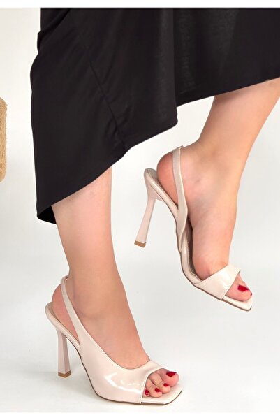 kendim fashion Janta Bej Volume Heeled Shoes