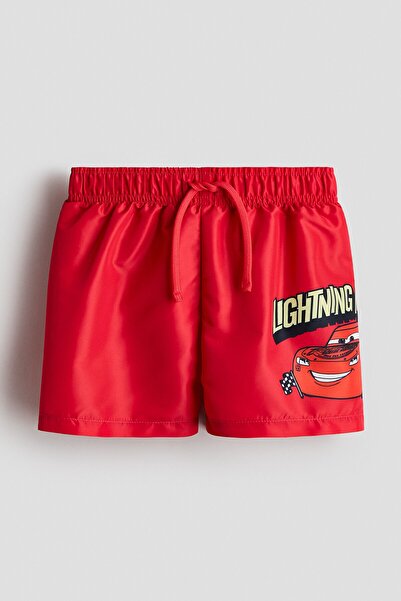 H&M Baskılı Şort Mayo