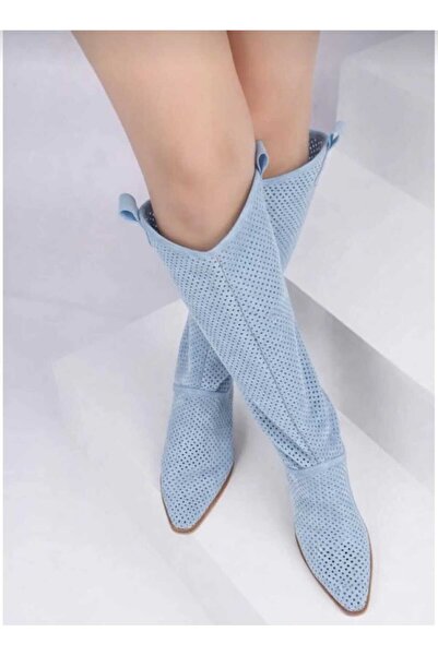 POTEEN Ptc Away Women's Western Cowboy Heeled Summer Boots