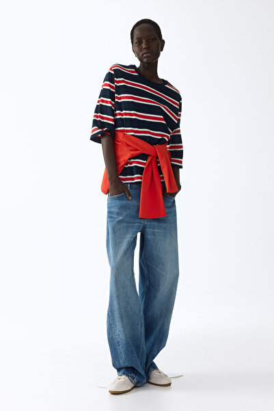 H&M Pamuklu ve Bol Kesimli Tişört