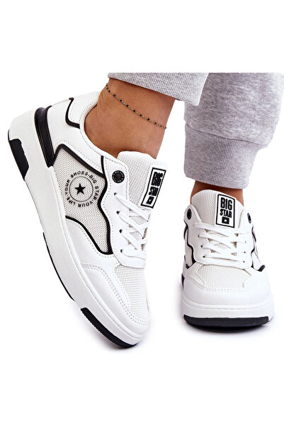 Big Star Shoes Women's Sports Shoes Big Star LL274440 Black and white 37