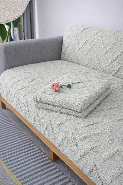 MUK's Kaymaz Taban Koltuk & Kanepe Örtüsü 180 x 220 cm Saçaklı ve Yumoş Modeller