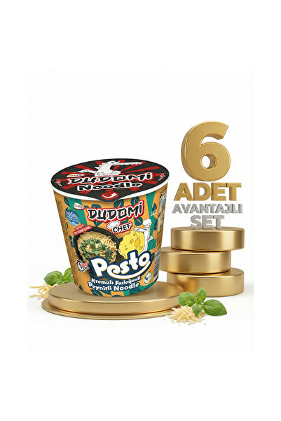 DUDOMİ Bardak Kremalı Pesto Soslu 6x80 Gr