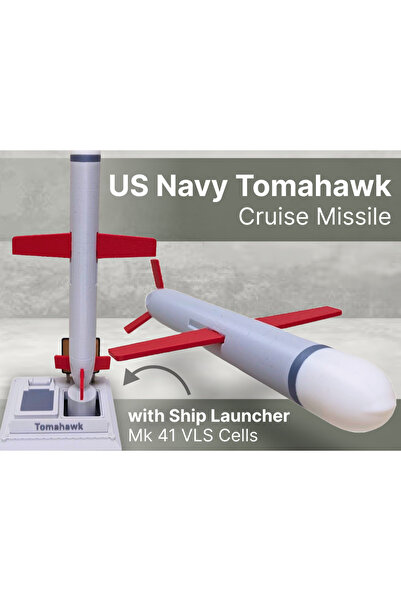 Titrek Toys Tomahawk Seyir Füzesi ve Fırlatma Rampası - Tomahawk Cruise Missi...
