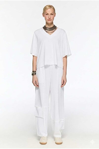 LAMANTE V-Neck Modal Blouse