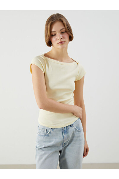 LC Waikiki Peak New Season Boat Neck Women's T-Shirt