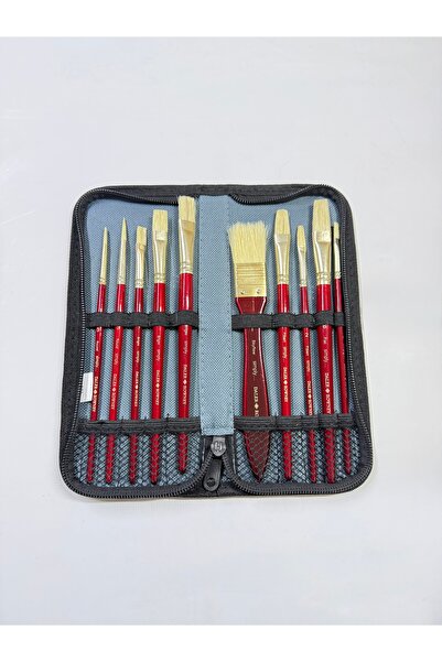 Daler Rowney Simply Yağlı Boya Çantalı Fırça Seti Profesyonel