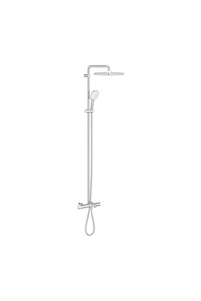 Grohe Coloana de dus cu termostat Tempesta 250 Cube finisaj crom lucios