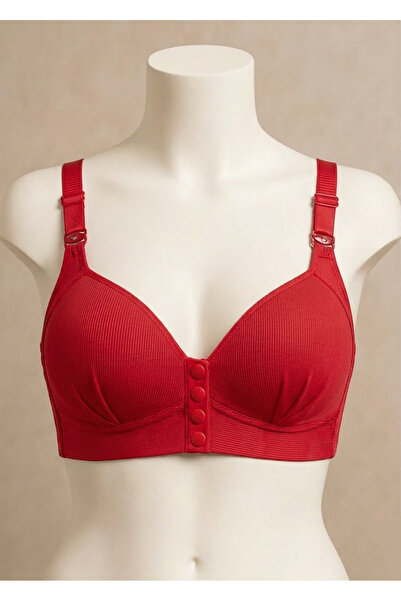 MODA Бюстгальтер з прикрасами та кнопками спереду