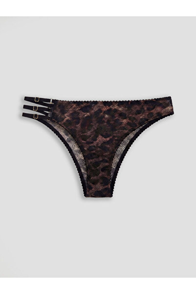 LC Waikiki Özmarka New Season Leopard Patterned Fancy Brazilian Panties