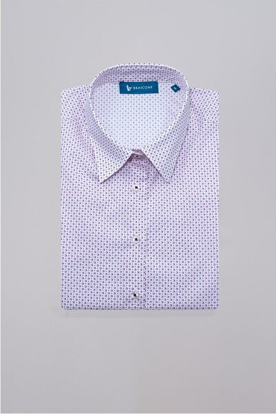 Braiconf Women's tailored blouse with big&tall print