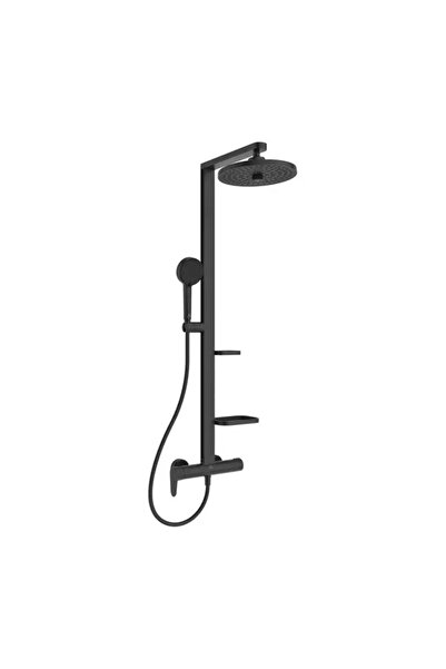 İdeal Standard Shower column with single-lever mixer, matte black Alu+