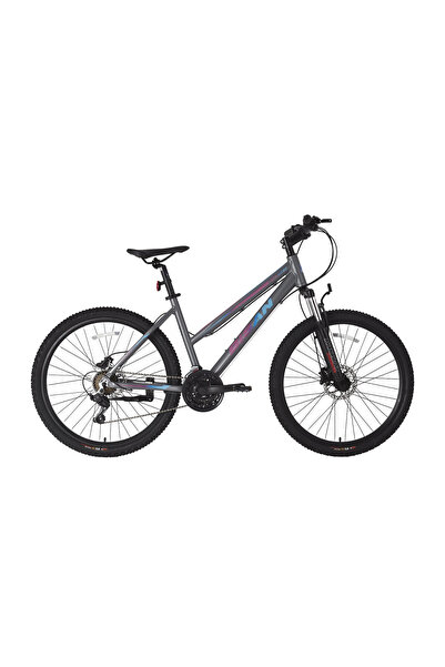 Bisan ATHENA KADIN DAĞ BİSİKLETİ 48CM HD 29 JANT 21 VİTES METALİK GRİ MAVİ MOR